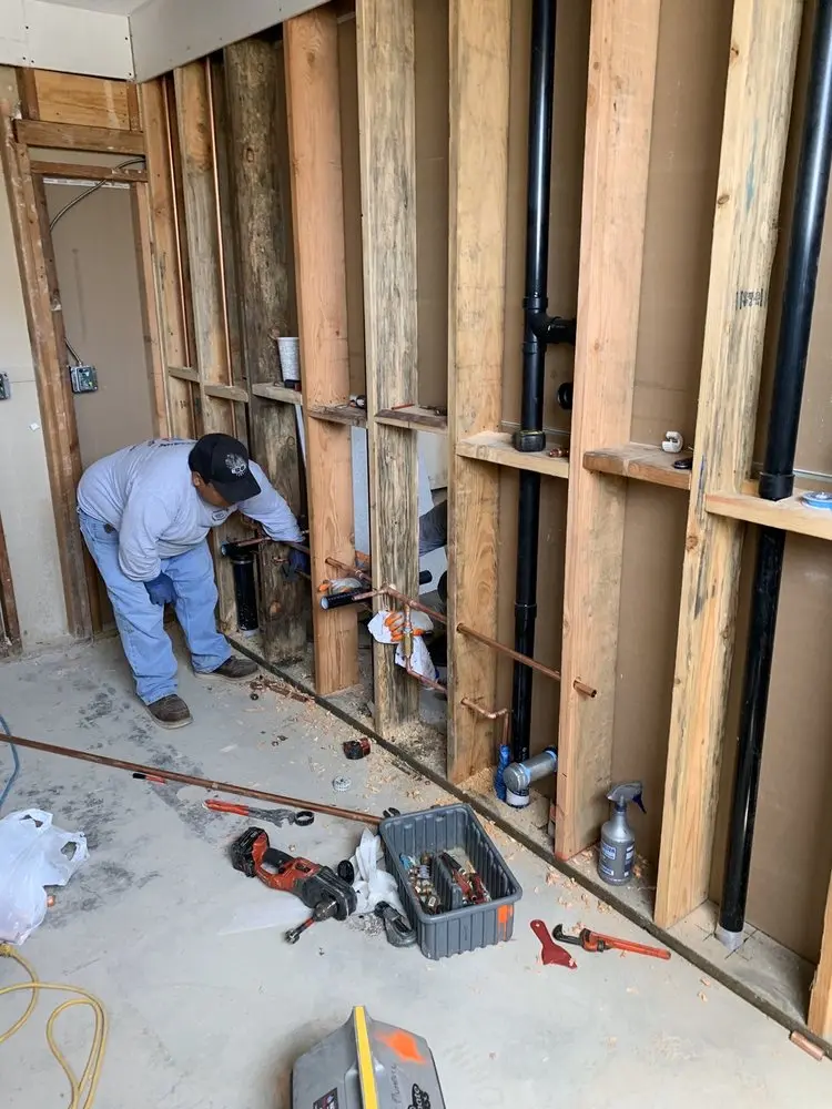 Commercial rough-in plumbing for Gas Line Repair in Romeo